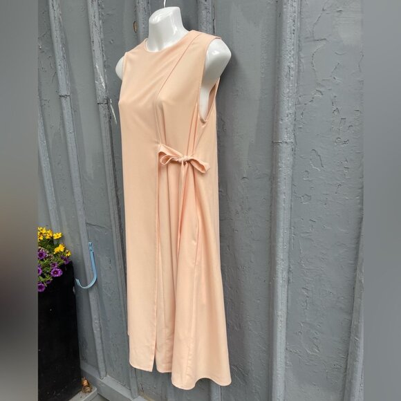 Oak + Fort Peach Pink tie side Dress, size Small - Picture 5 of 8